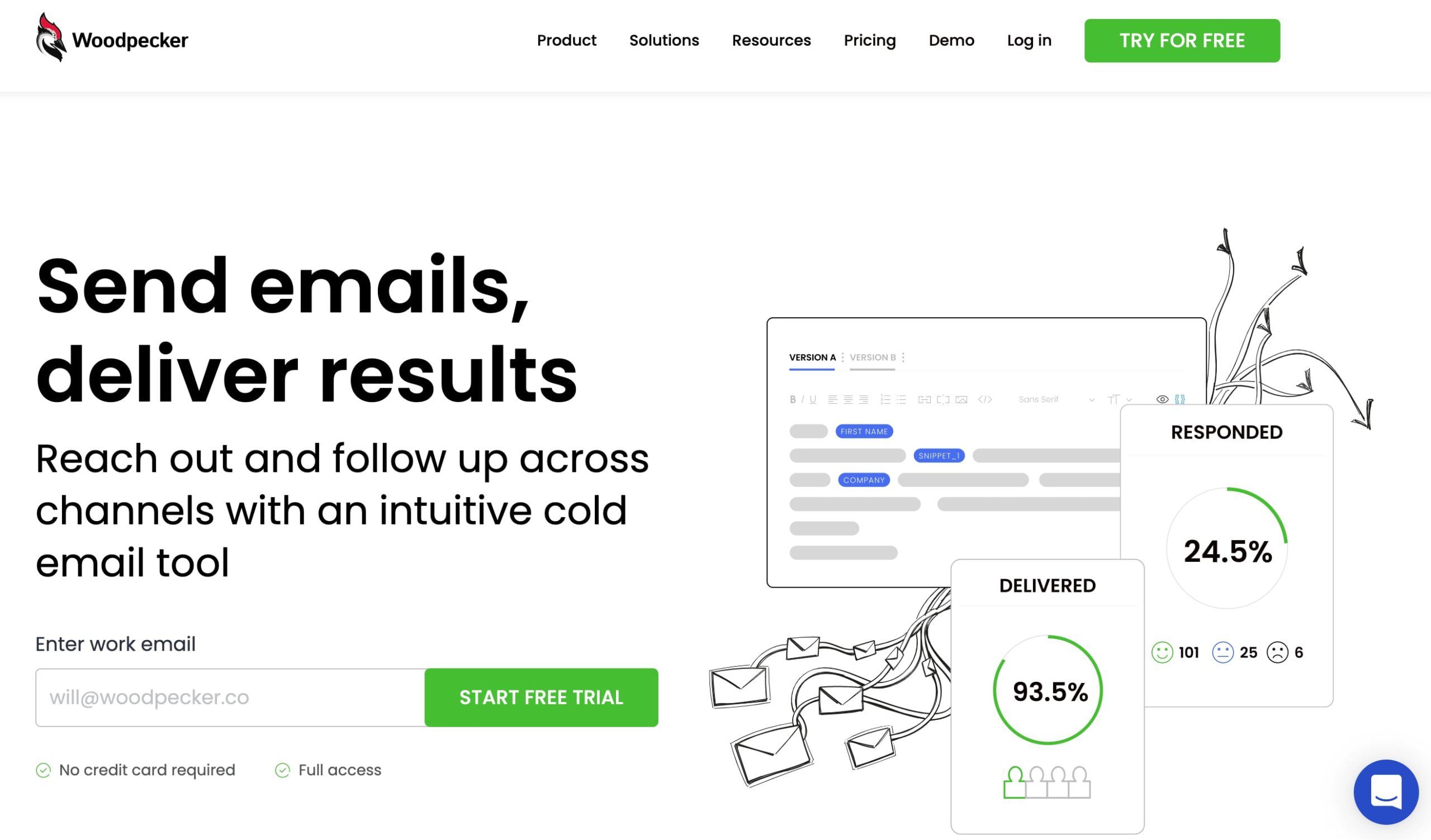 Automated cold outreach dashboard