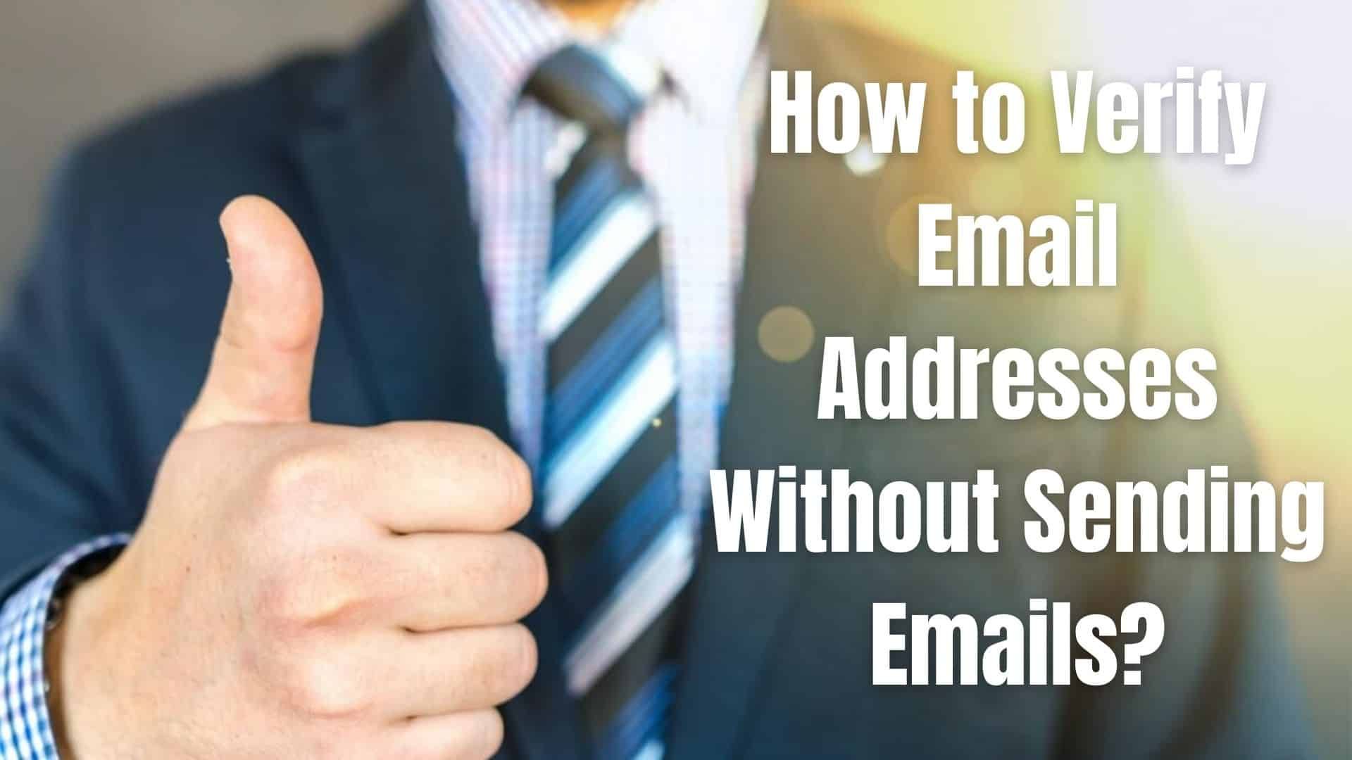 Checking email address syntax before sending