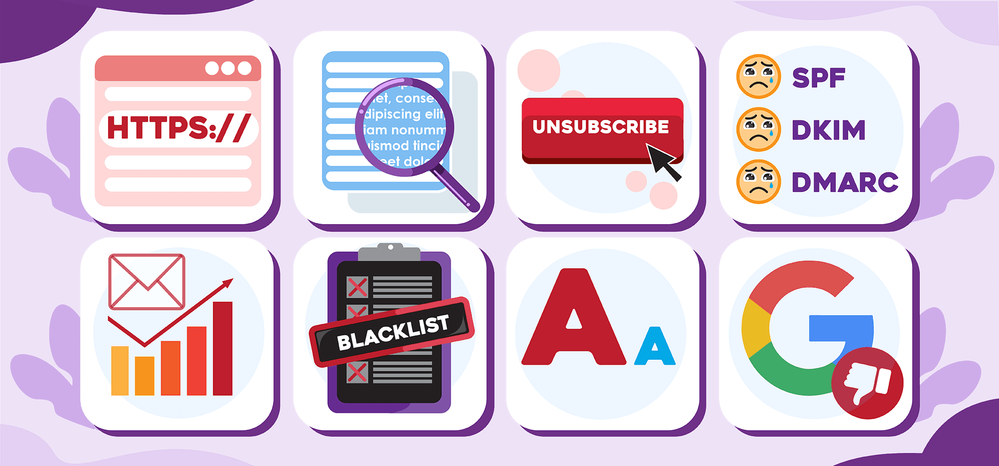 Cleaning a list to keep emails out of spam