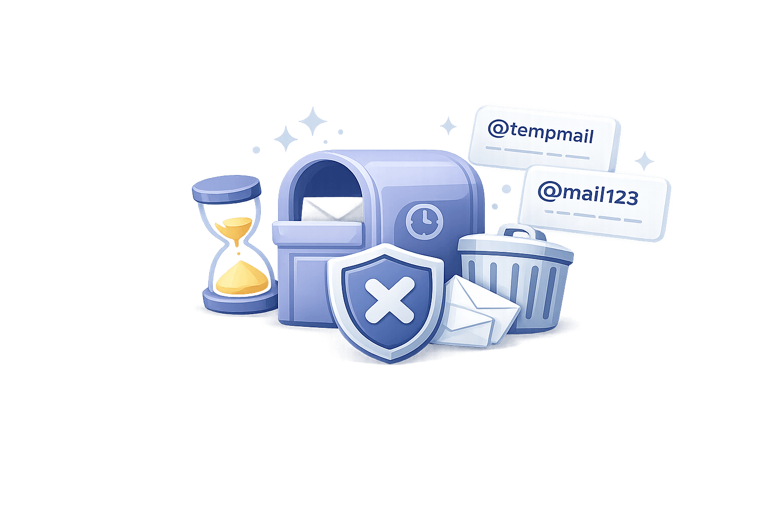 Illustration of new disposable email domains appearing faster than a static blocklist can be updated