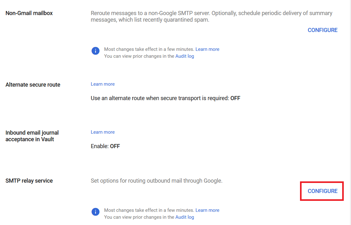 Google Workspace bounce message showing an enhanced SMTP status code