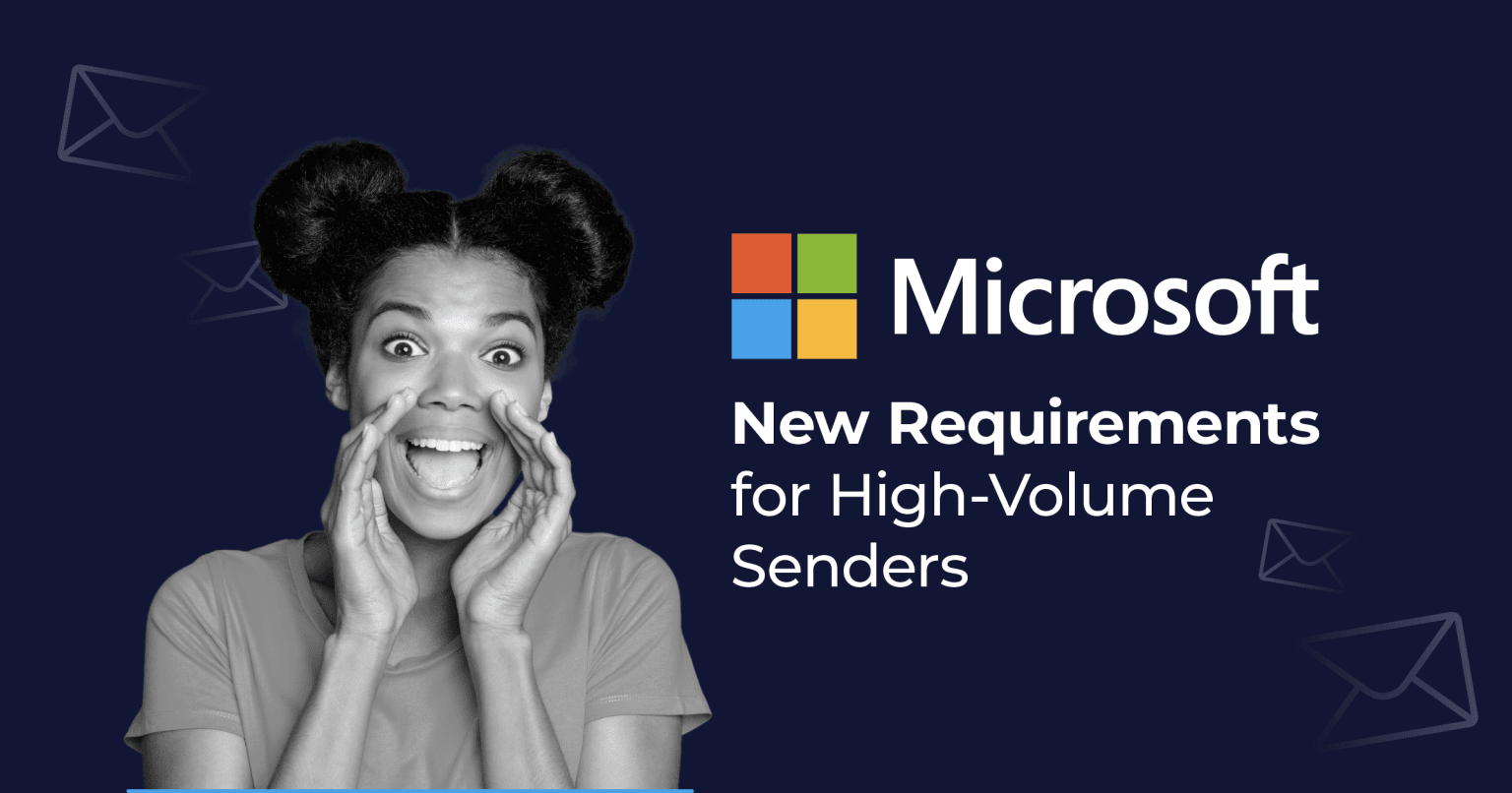 Checklist graphic covering SPF, DKIM, and DMARC readiness steps for high-volume email senders