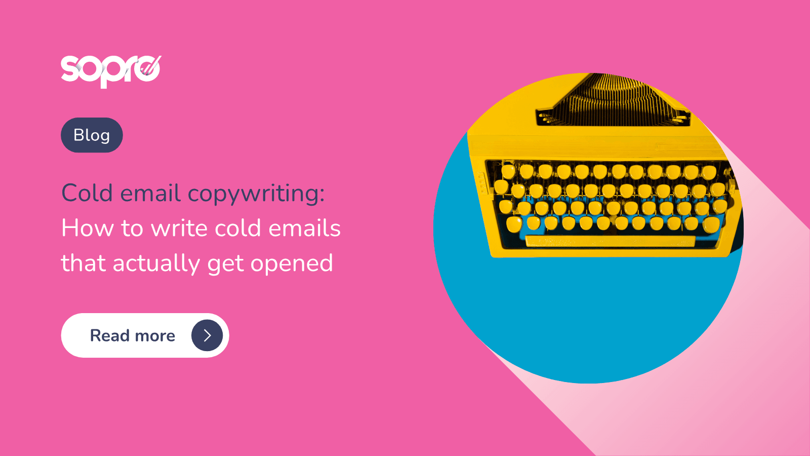 Cold email copywriting structure