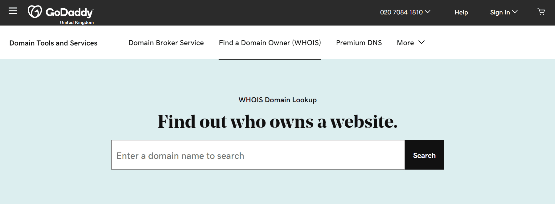 A custom domain pointing to its email provider