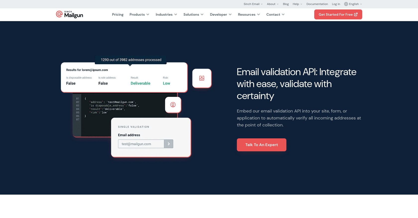 SendGrid bundled validation compared with a dedicated email verification service