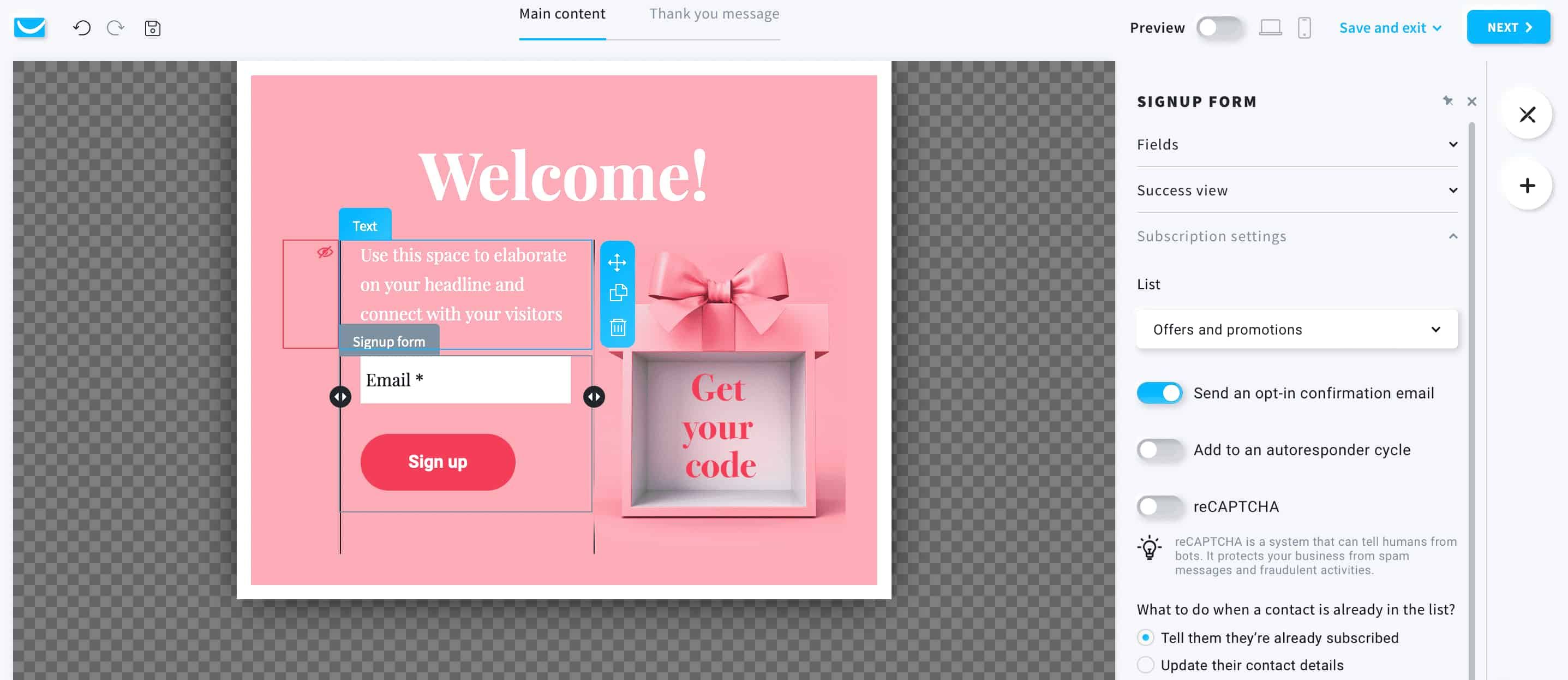 Single opt-in vs double opt-in email subscription forms comparison