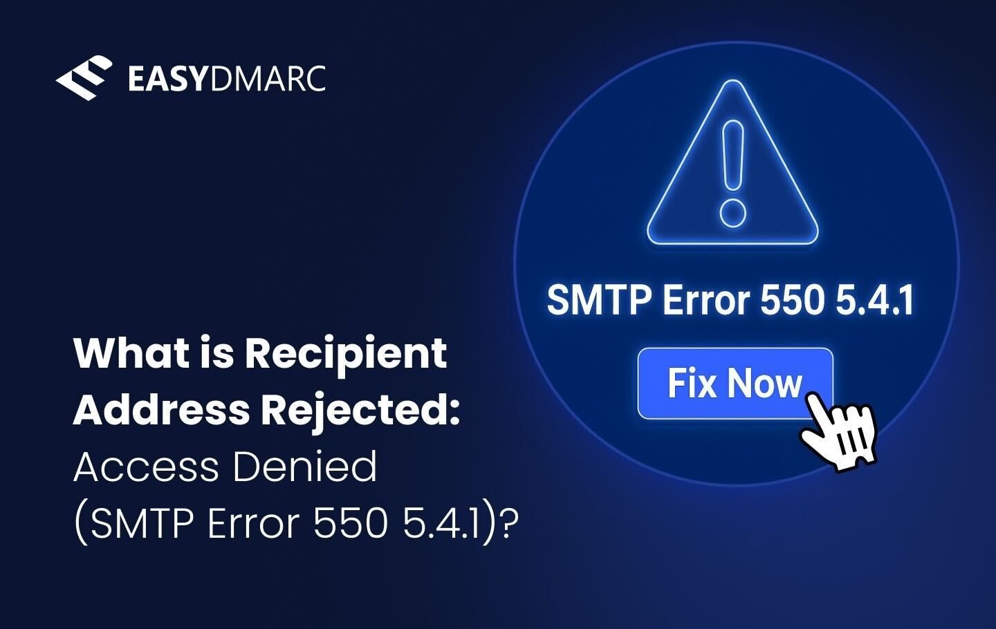 Example of a 550 5.1.1 recipient address rejected bounce in an email client