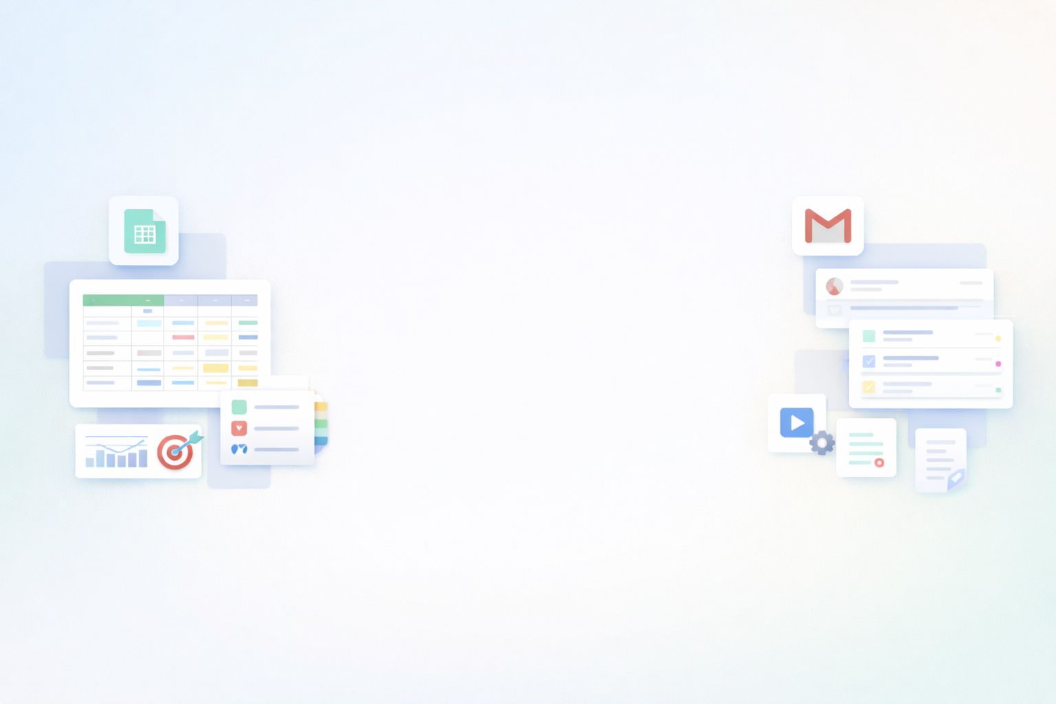 Diagram showing automated email verification flow connected to Google Sheets