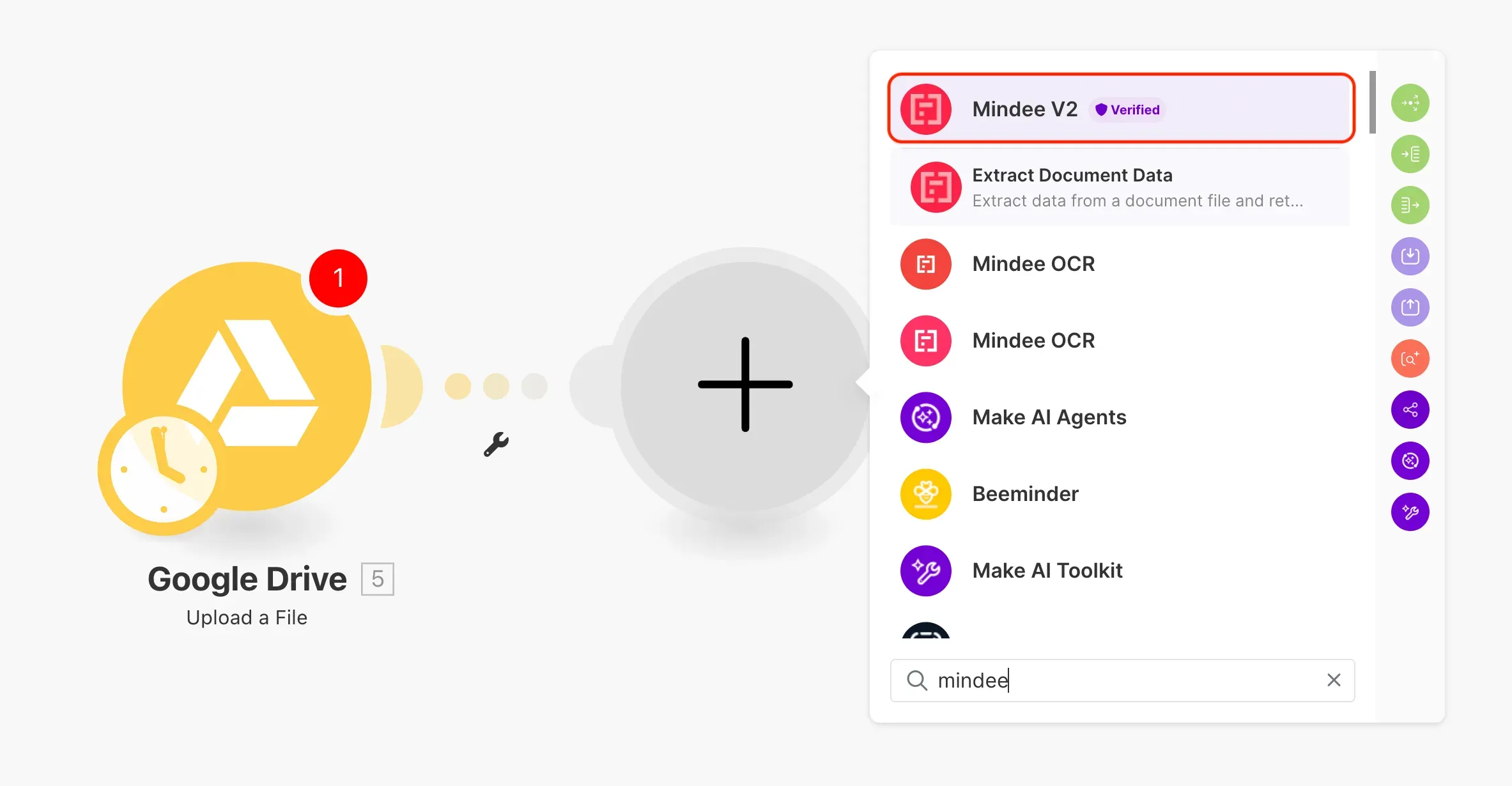 Make scenario chain showing how each module run counts as one operation