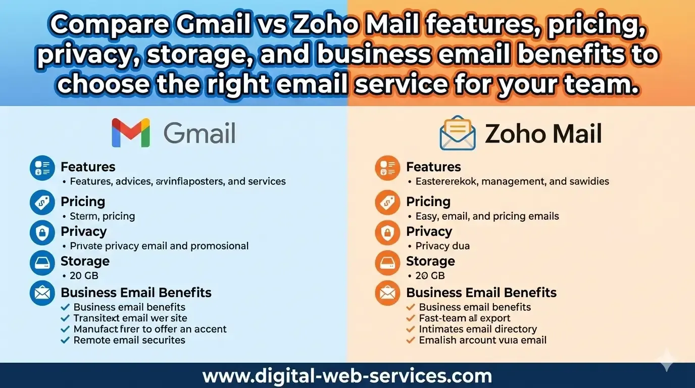 Free and business email providers compared