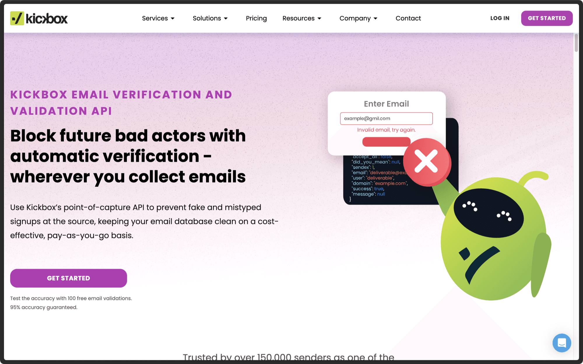 Kickbox API Pricing