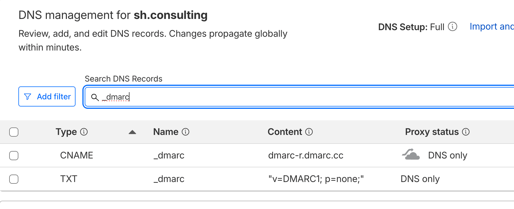 CNAME and TXT records coexisting in a DNS zone for SendGrid email authentication