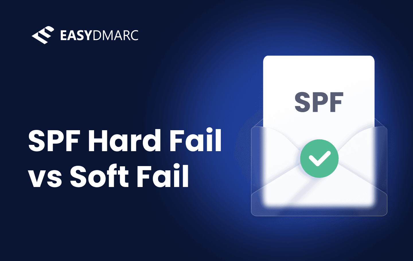 Comparison diagram of SPF hard fail and soft fail handling